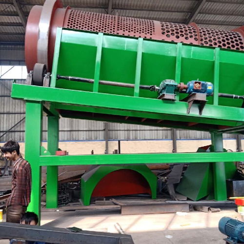 回轉(zhuǎn)滾筒篩鑄造砂篩分機鑄造件落砂機石子封閉滾筒篩